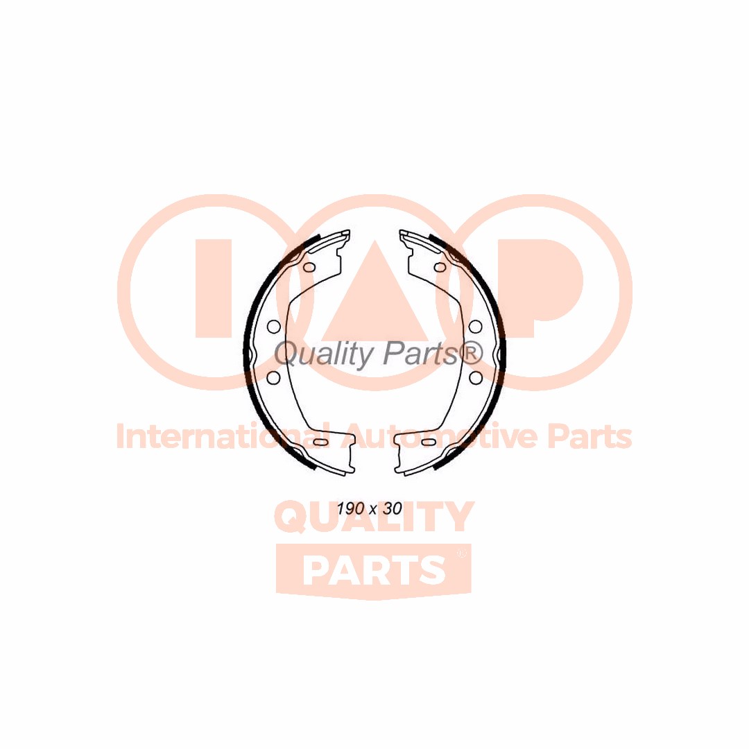 Brake Shoe Set, parking brake