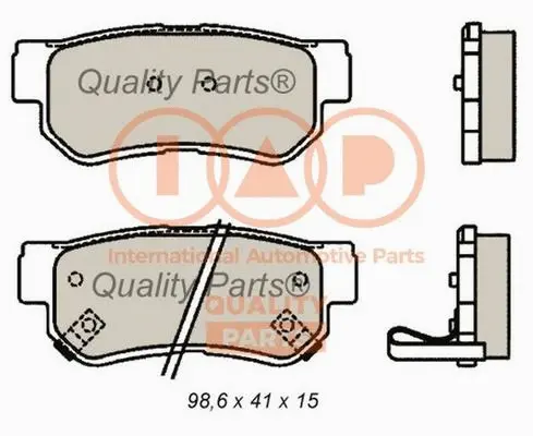 Brake Pad Set, disc brake (704-07035)