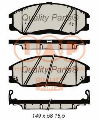 Brake Pad Set, disc brake (704-07036)
