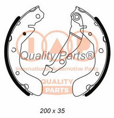 Brake Shoe Set (705-20080)