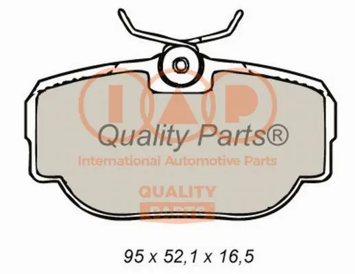 Brake Pad Set, disc brake (704-14061)