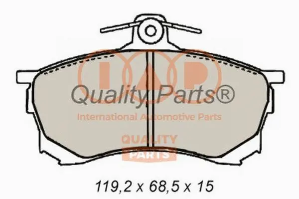 Brake Pad Set, disc brake (704-12080)