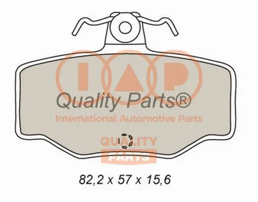 Brake Pad Set, disc brake (704-13083)