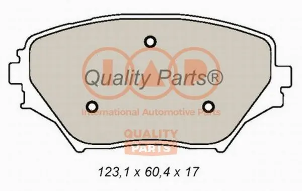 Brake Pad Set, disc brake (704-17056)