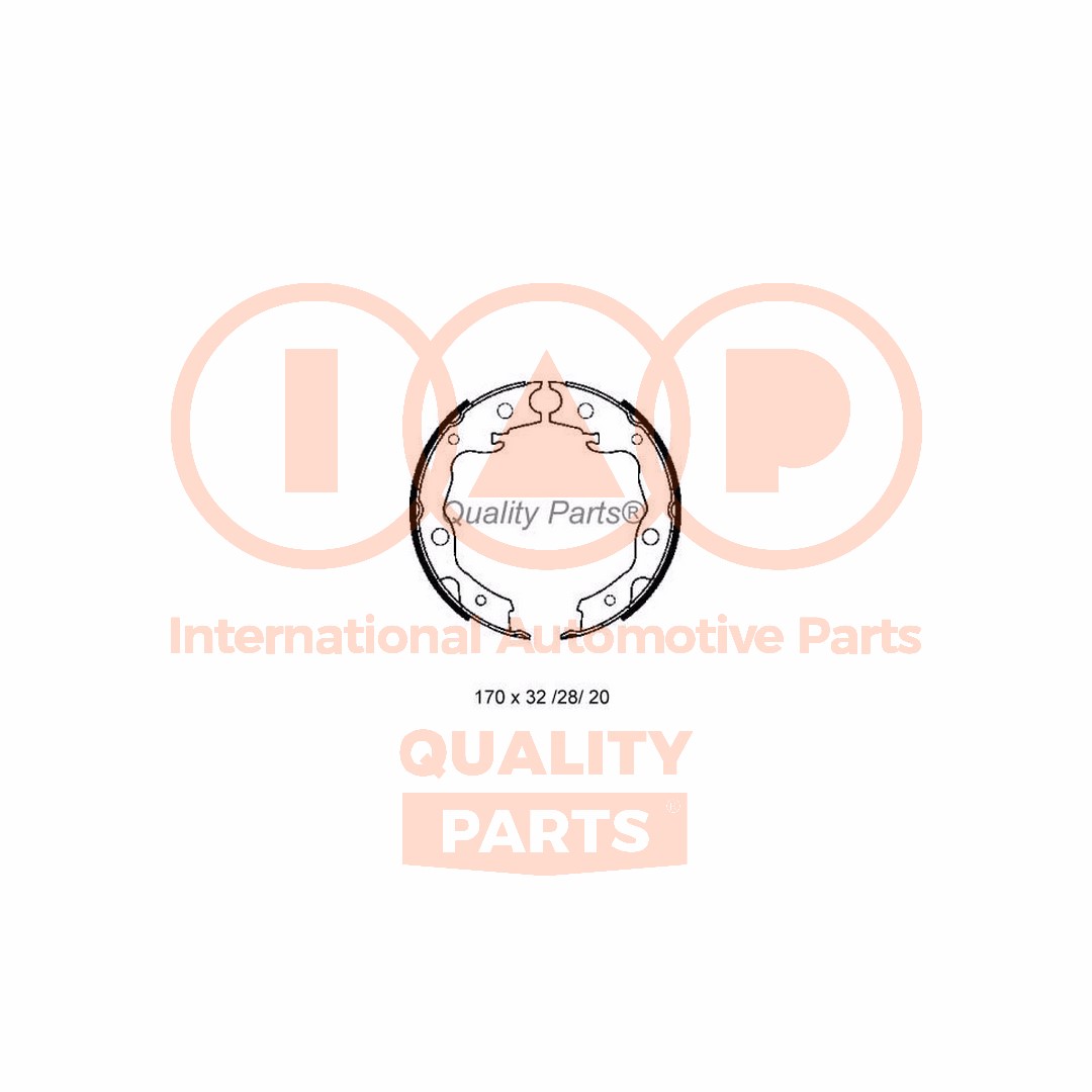 Brake Shoe Set, parking brake