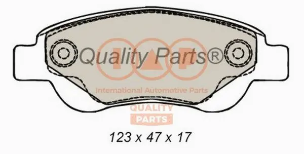 Brake Pad Set, disc brake (704-17006)