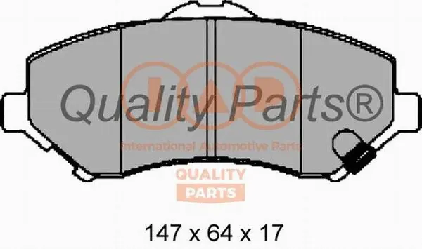 Brake Pad Set, disc brake (704-00029)