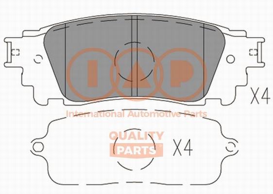 Brake Pad Set, disc brake (704-17220X)