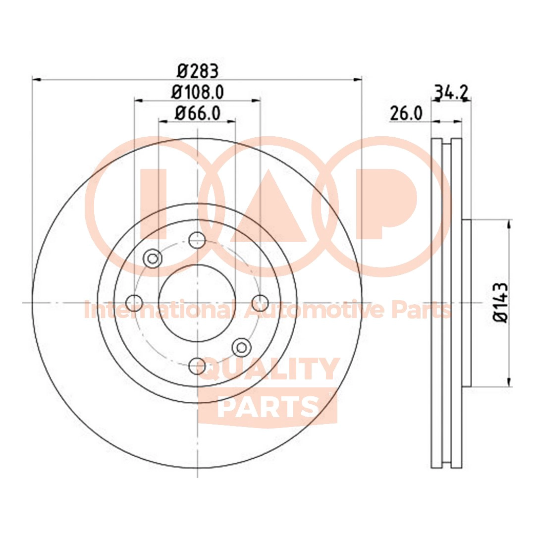 Brake Disc (709-52021)