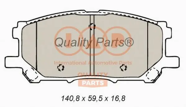 Brake Pad Set, disc brake (704-17132)