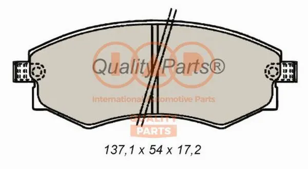 Brake Pad Set, disc brake (704-13076)