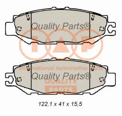 Brake Pad Set, disc brake (704-17142)