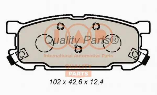 Brake Pad Set, disc brake (704-11035)