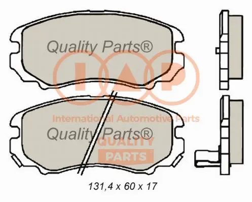 Brake Pad Set, disc brake (704-07034)