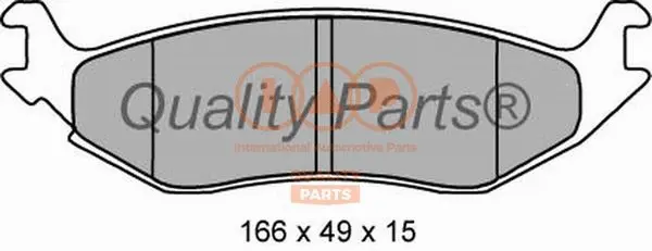 Brake Pad Set, disc brake (704-00032)
