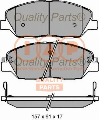 Brake Pad Set, disc brake (704-07088)