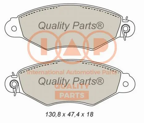 Brake Pad Set, disc brake (704-13162)