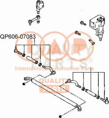 Angled Ball Joint, steering drag link (606-07083)