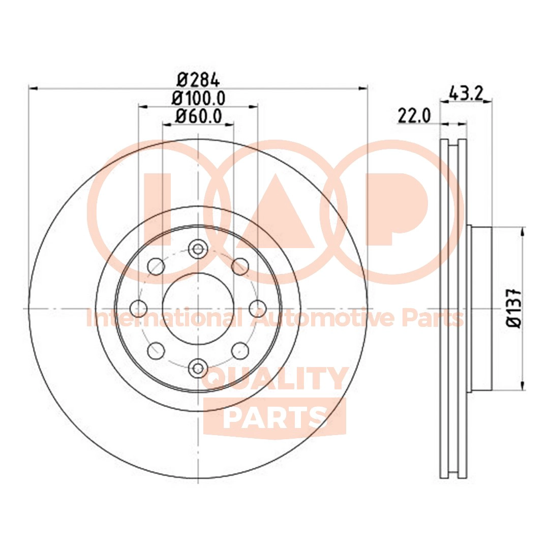 Brake Disc (709-08070)