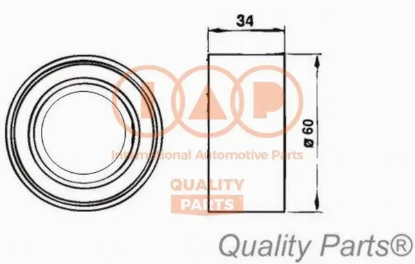 Vibration Damper, timing belt (127-15050)