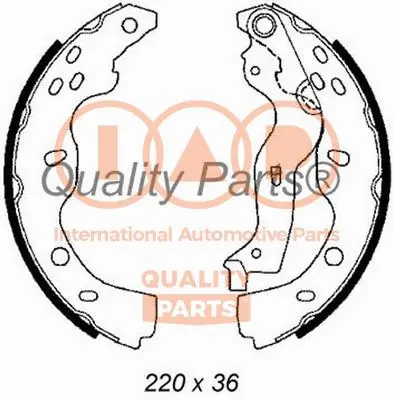 Brake Shoe Set (705-16100)