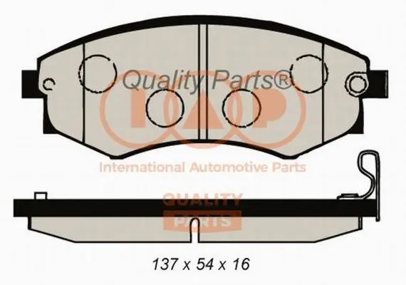 Brake Pad Set, disc brake (704-18030G)