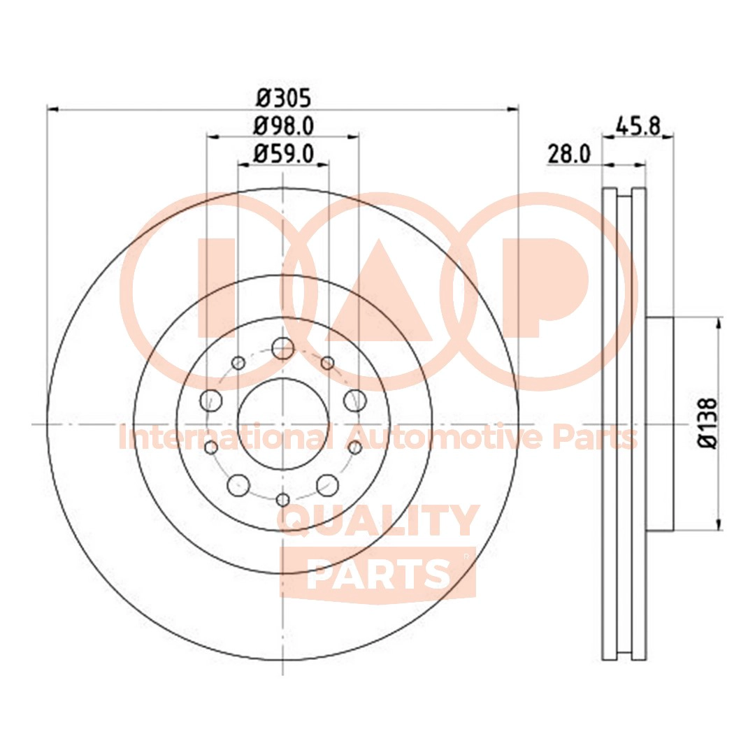 Brake Disc (709-08051)