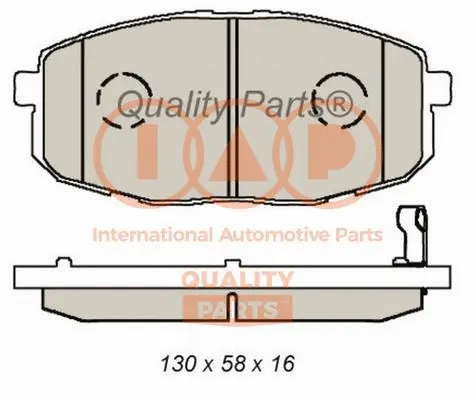 Brake Pad Set, disc brake (704-21077)