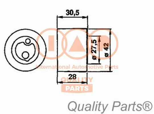 Tensioner Pulley, timing belt (127-16061)