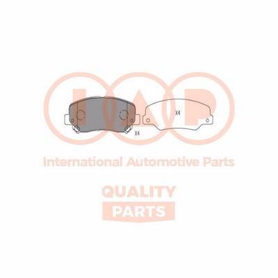 Brake Pad Set, disc brake (704-10055X)
