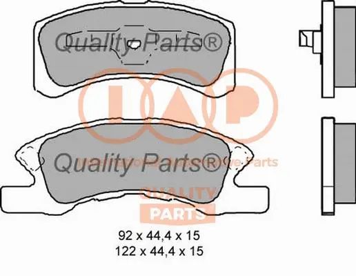 Brake Pad Set, disc brake (704-03110)