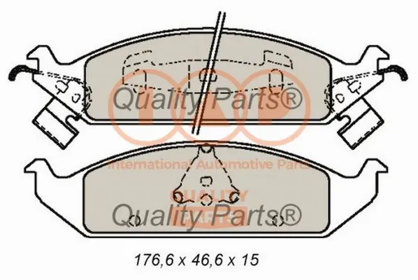 Brake Pad Set, disc brake (704-02040)