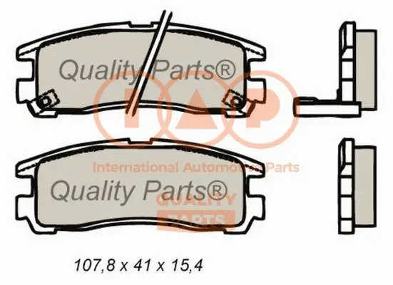 Brake Pad Set, disc brake (704-12053)