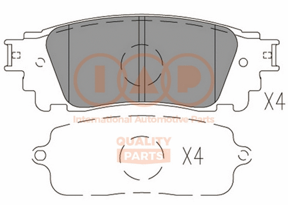 Brake Pad Set, disc brake (704-17220)