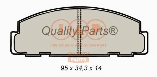 Brake Pad Set, disc brake (704-03050)