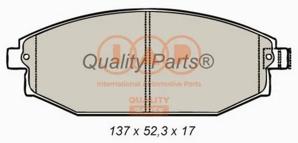 Brake Pad Set, disc brake (704-07080)