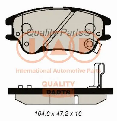 Brake Pad Set, disc brake (704-07091)