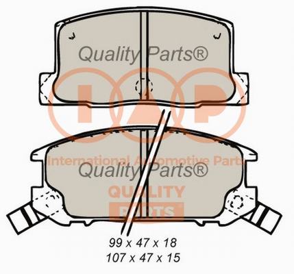 Brake Pad Set, disc brake (704-17079X)