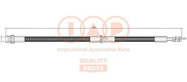 Brake Hose (708-12080)