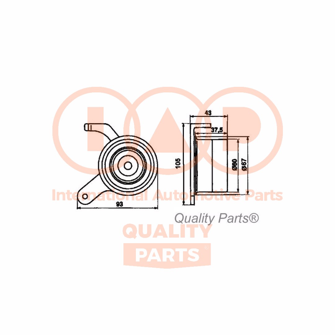 Tensioner, timing belt
