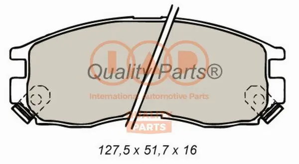 Brake Pad Set, disc brake (704-12052)