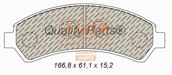 Brake Pad Set, disc brake (704-01023)