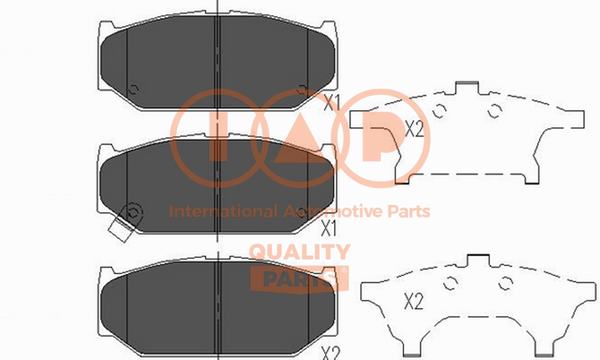 Brake Pad Set, disc brake (704-16067X)