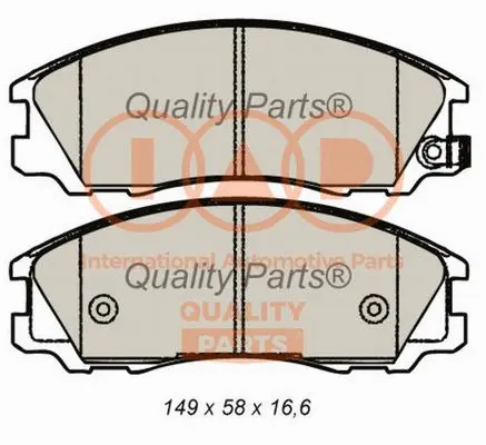 Brake Pad Set, disc brake (704-07081)