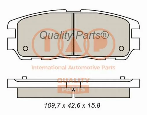 Brake Pad Set, disc brake (704-09014)