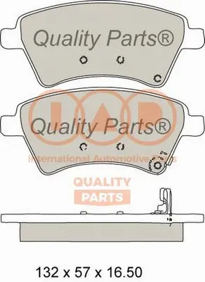 Brake Pad Set, disc brake (704-16100)