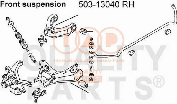 Control/Trailing Arm, wheel suspension