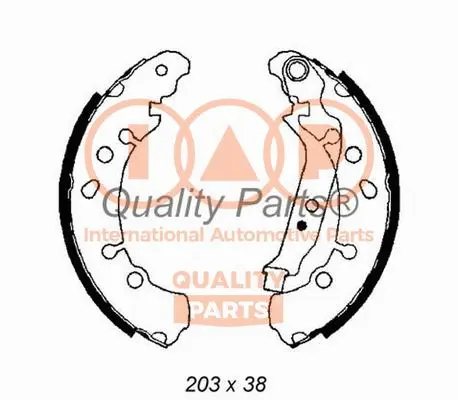 Brake Shoe Set (705-17004)