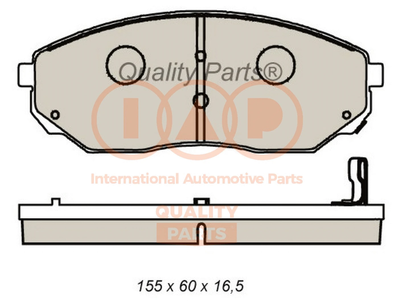 Brake Pad Set, disc brake (704-21083G)