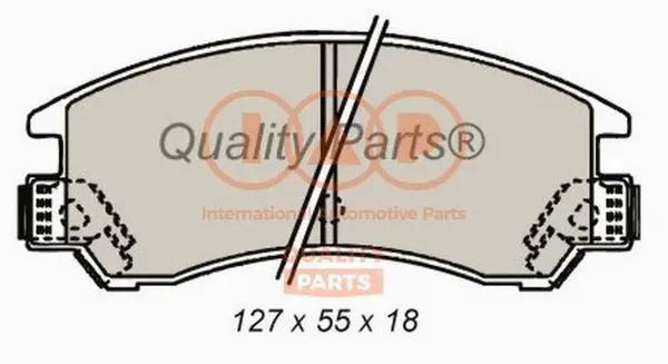 Brake Pad Set, disc brake (704-15021)